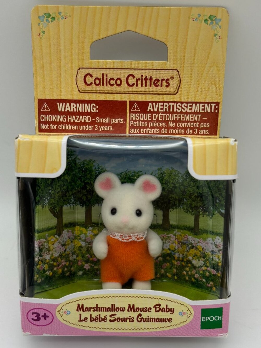 Calico Critters Marshmallow Mouse Baby Mini Figure NEW